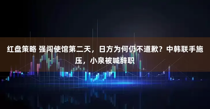 红盘策略 强闯使馆第二天，日方为何仍不道歉？中韩联手施压，小泉被喊辞职